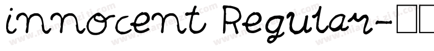 innocent Regular字体转换